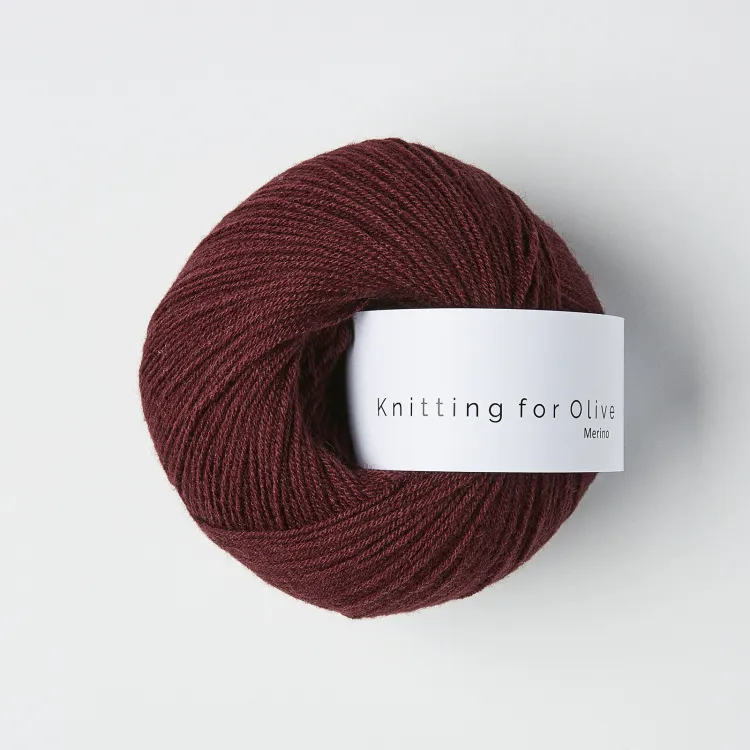 Merino, Knitting for Olive, Bordeaux