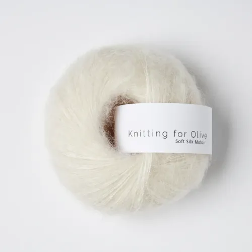 Soft Silk Mohair, Knitting for Olive, Cream