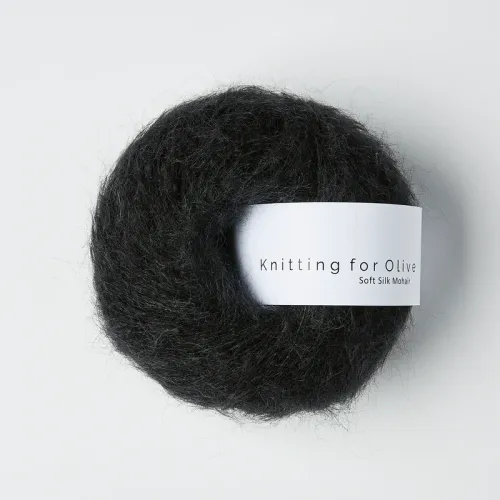 Soft Silk Mohair, Knitting for Olive, Licorice