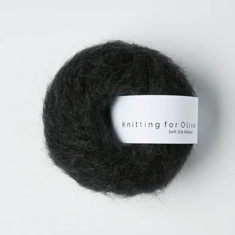 Soft Silk Mohair, Knitting for Olive, Licorice