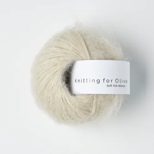 Soft Silk Mohair, Knitting for Olive, Marzipan