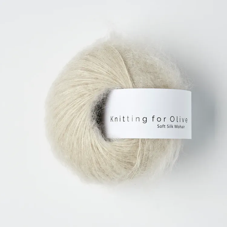 Soft Silk Mohair, Knitting for Olive, Marzipan