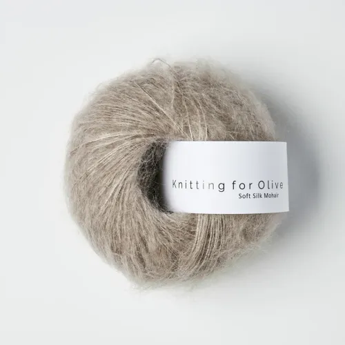 Soft Silk Mohair, Knitting for Olive, Linen