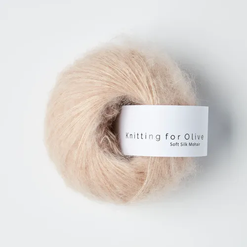 Soft Silk Mohair, Knitting for Olive, Soft Rose