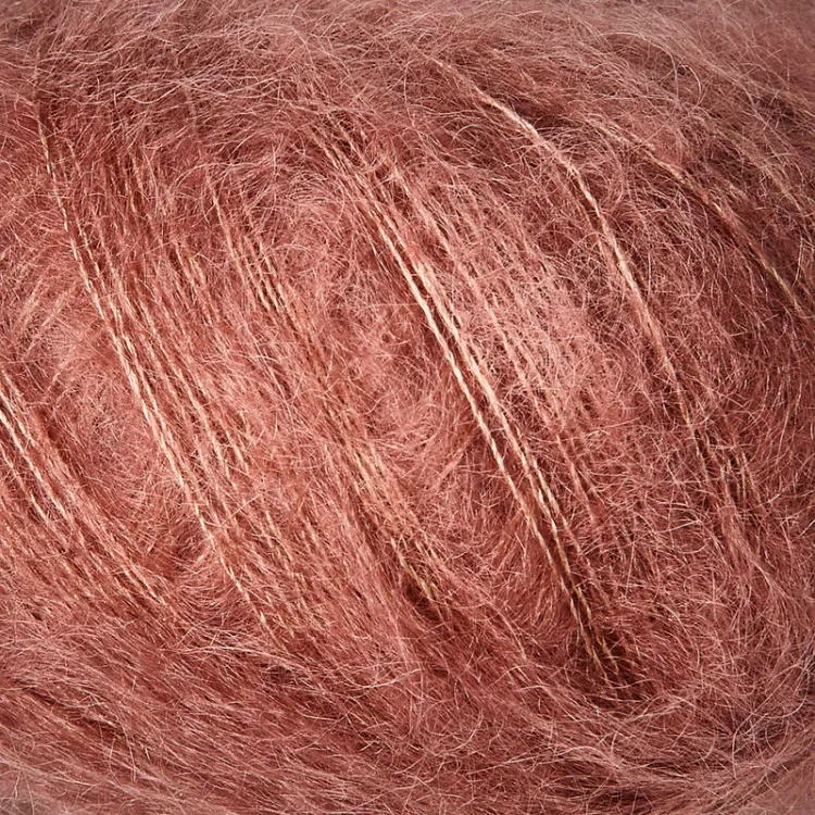 Soft Silk Mohair, Knitting for Olive, Plum Rose