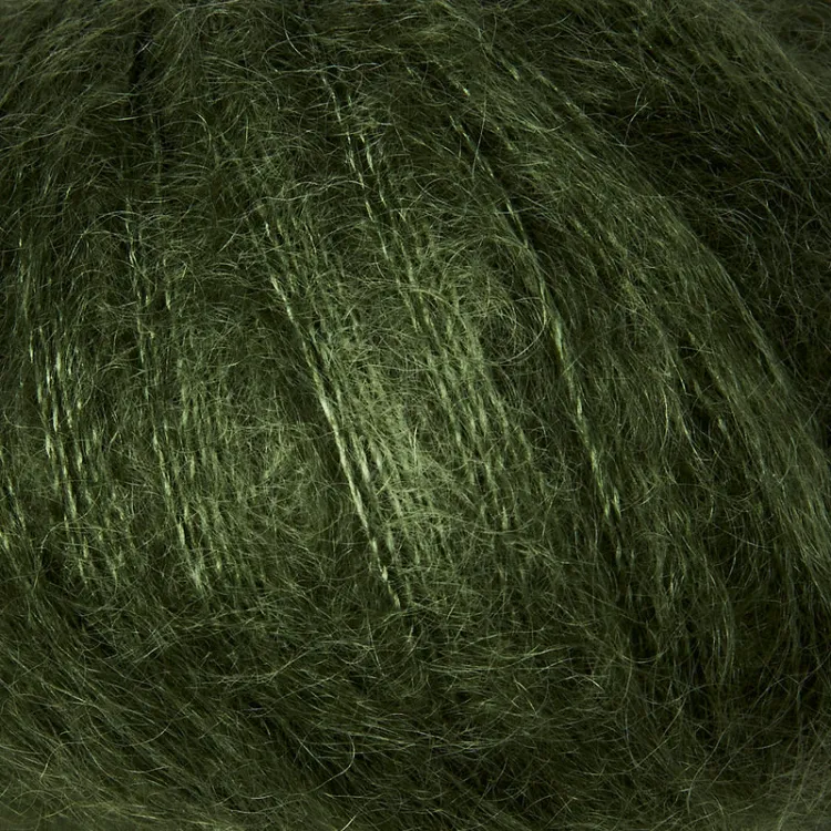 Soft Silk Mohair, Knitting for Olive, Bottle Green