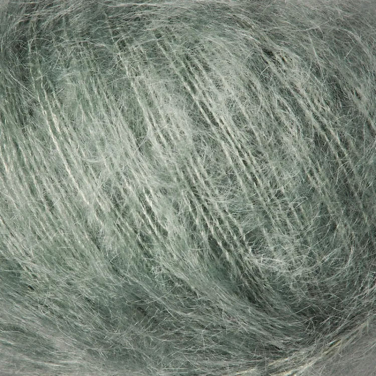 Soft Silk Mohair, Knitting for Olive, Dusty Aqua