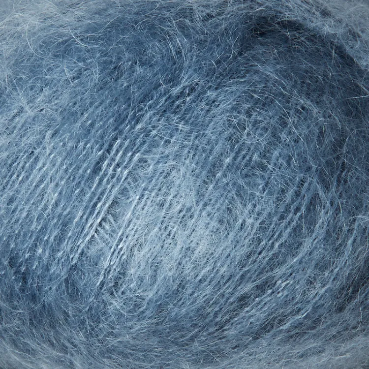 Soft Silk Mohair, Knitting for Olive, Dusty Dove Blue