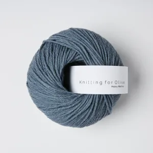 HEAVY Merino, Knitting for Olive, Dusty Petroleum Blue