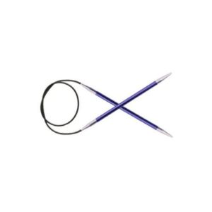 Druty na żyłce 100cm, KnitPro 4,5 mm, Zing  
