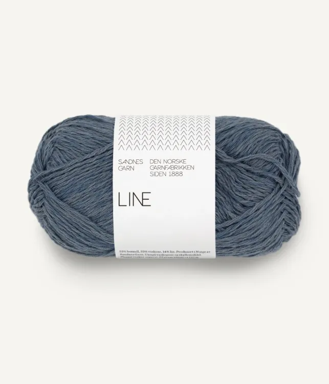 Line Sandnes Garn, Ciemny Denim 6061