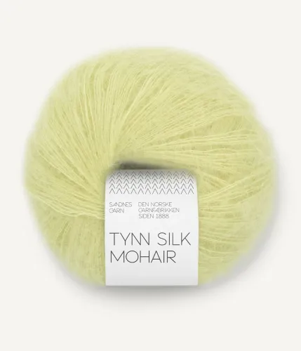 Tynn Silk Mohair by Sandnes Garn, Lime Punch 9523