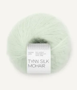 Tynn Silk Mohair by Sandnes Garn, Mint Green 7911