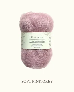 Le Petit Silk & Mohair,  Biches & Bûches, Soft Pink Grey