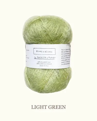 Le Petit Silk & Mohair,  Biches & Bûches, Light Green