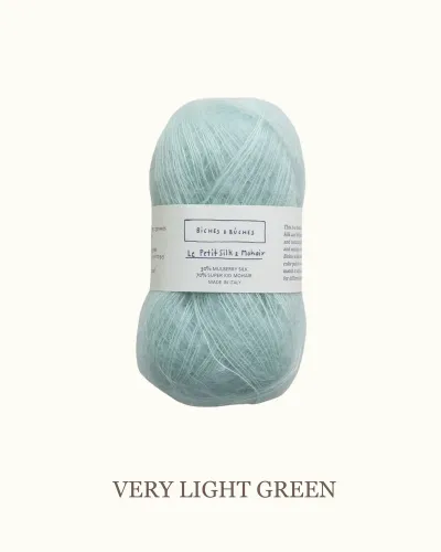 Le Petit Silk & Mohair,  Biches & Bûches, Very Light Green