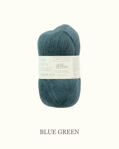 Le Petit Silk & Mohair,  Biches & Bûches, Blue Green