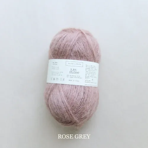 Le Gros Silk &amp; Mohair,  Biches &amp; Bûches, Rose Grey
