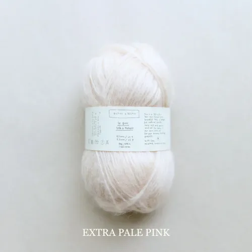 Le Gros Silk & Mohair,  Biches & Bûches, Extra Pale Pink