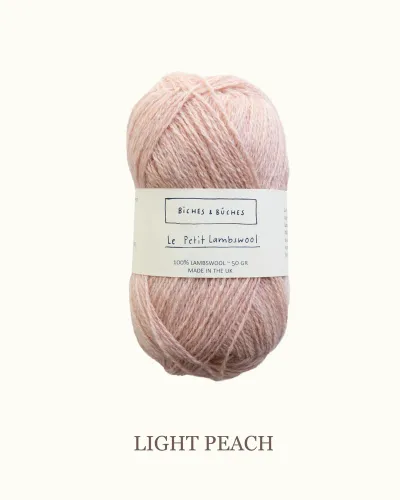Le Petit Lambswool,  Biches & Bûches, Light Peach