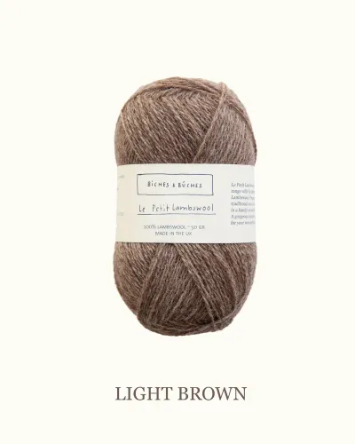 Le Petit Lambswool,  Biches & Bûches, Light Brown