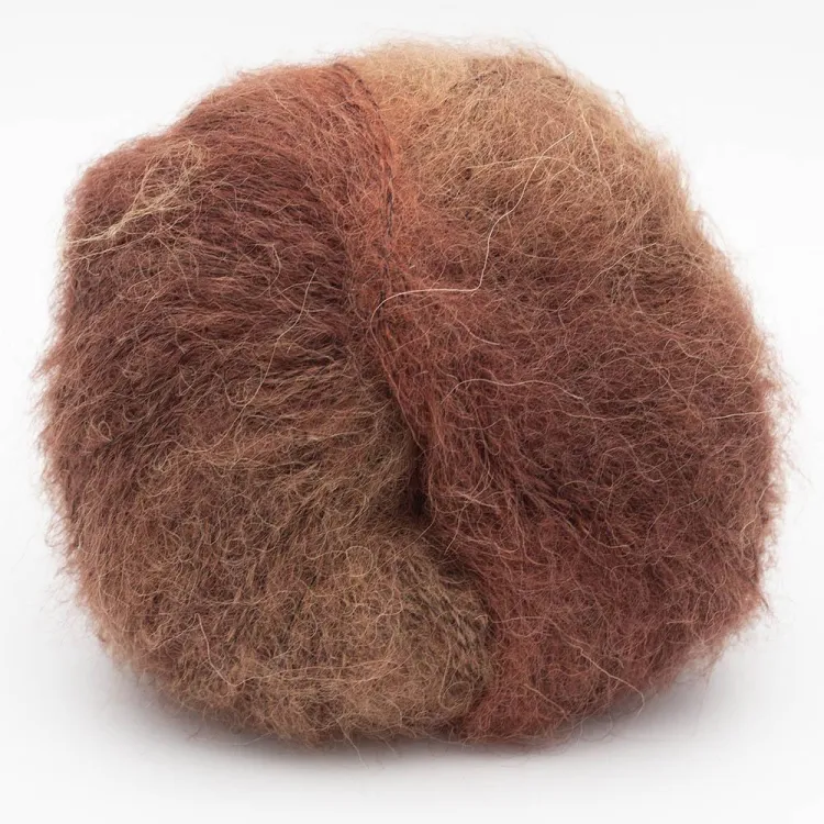 Baby Silk Lace , Kremke, cieniowana, 106 rust brown