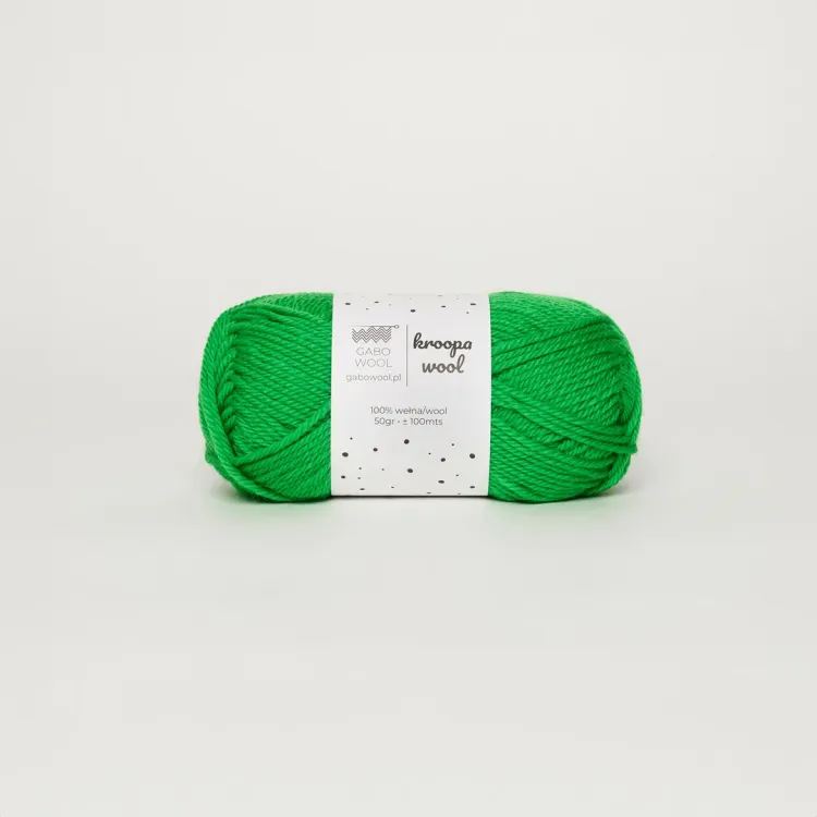 Kroopa Wool, Gabo Wool, 0189 soczysta zieleń