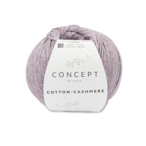 Włóczka, Katia Cotton Cashmere, 85 Fiołkoworóżowy