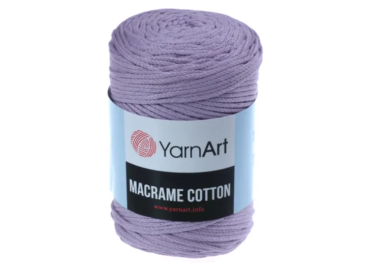 Sznurek do makramy, 2mm Yarn Art, Macrame Cotton, kolor 765 liliowy