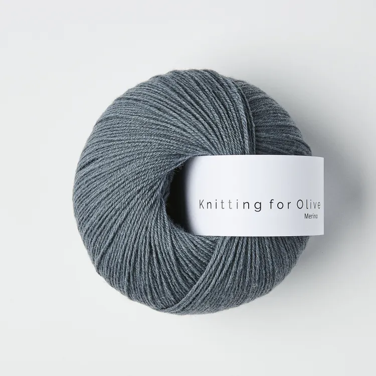 Merino, Knitting for Olive, Dusty Petroleum Blue