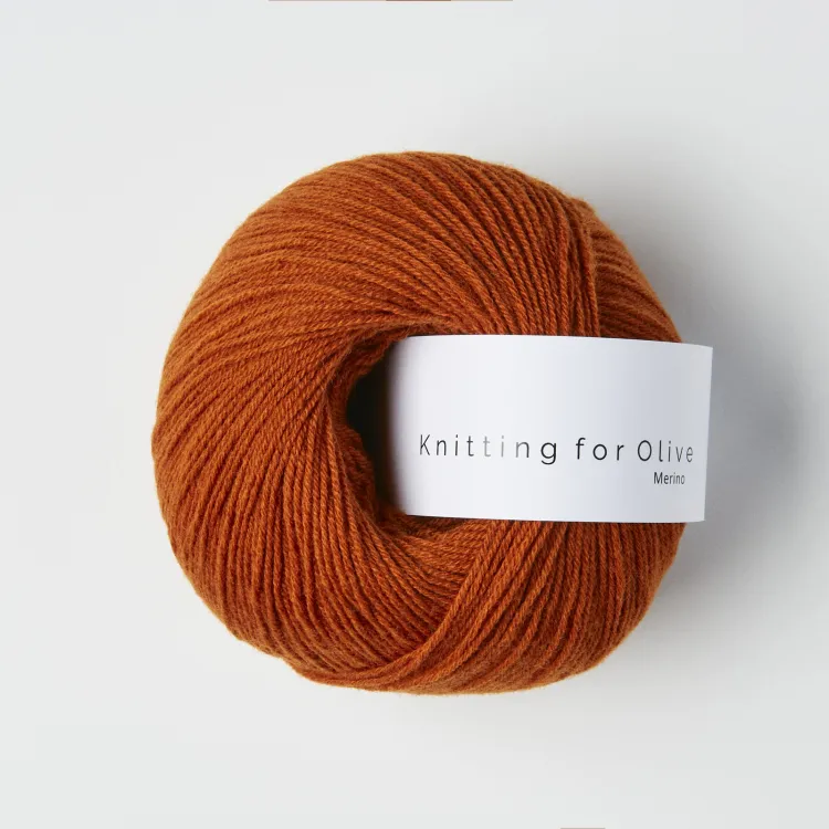 Merino, Knitting for Olive, Burnt Orange