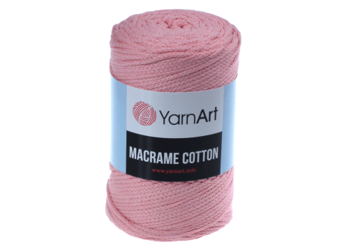 Sznurek 3mm Yarn Art, Macrame Cotton, 767 pudrowy róż