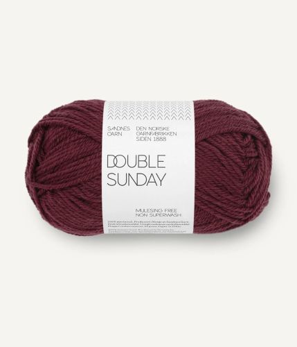Double Sunday, Sandnes Garn, 4372 burgundy