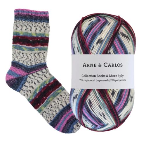 Socks & More 4ply, Arne & Carlos, 3003 treungen color