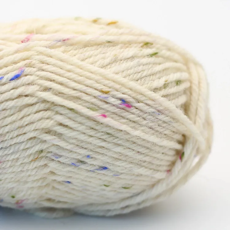 vesterhavet, Bc Garn, 101 white confetti tweed