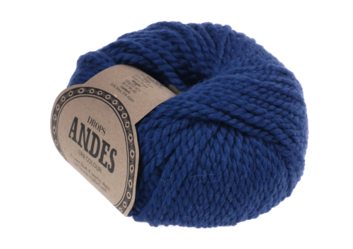 Włóczka DROPS Andes, kolor 6928  niebieski