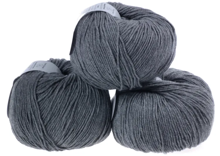 welna merino - DROPS Baby Merino - kolor 19 szary